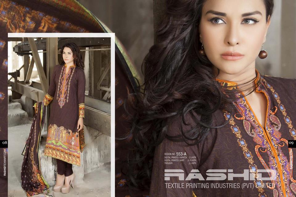 Gloria Linen Dresses For Women By Rashid Textiles 2015-16