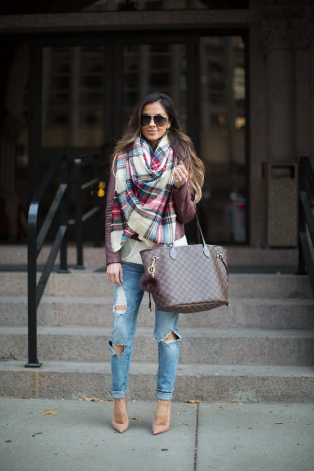 How To Do Winter Scarf Styling With Casual Outfits