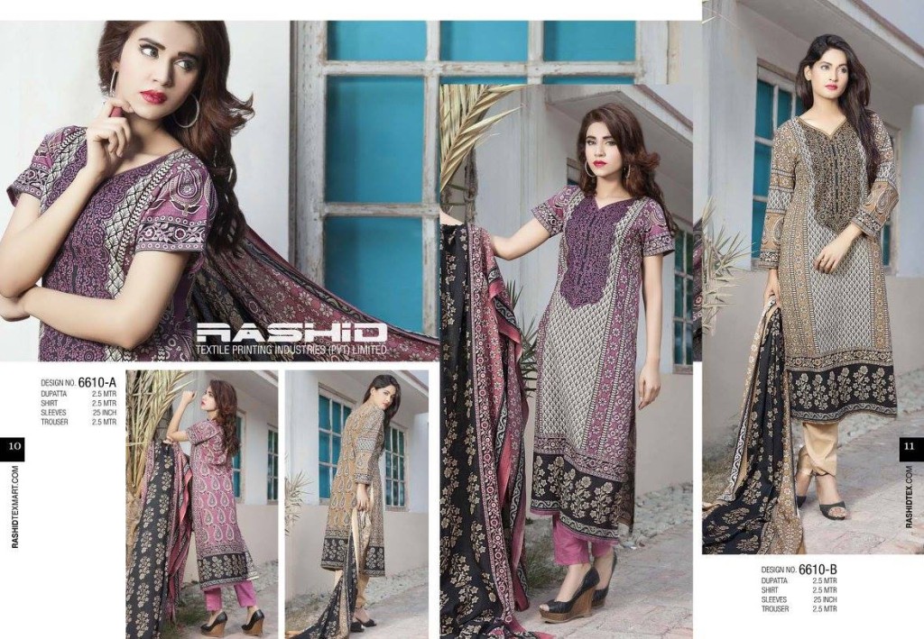 Khaddar Fabric Shalwar Kameez Winter Wear By Rashid 2015-16 2