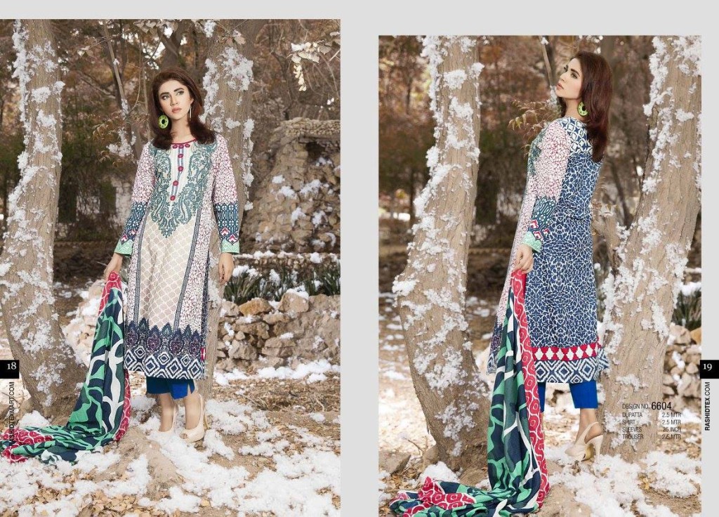 Khaddar Fabric Shalwar Kameez Winter Wear By Rashid 2015-16 5