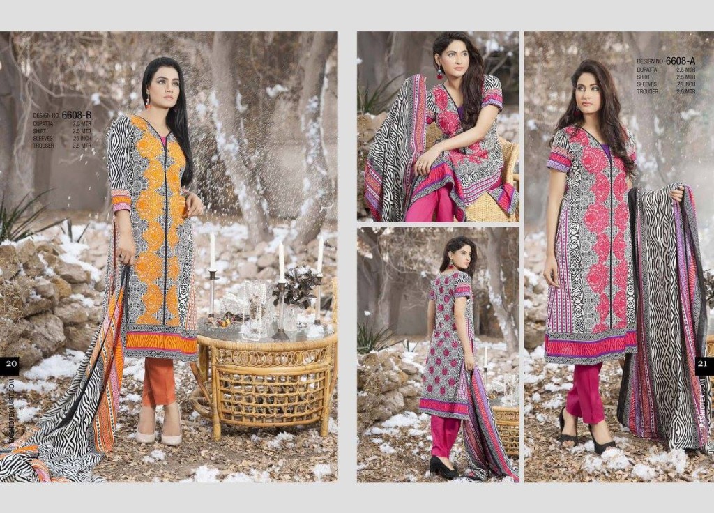 Khaddar Fabric Shalwar Kameez Winter Wear By Rashid 2015-16 6