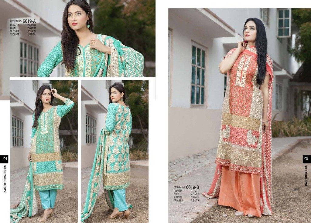 Khaddar Fabric Shalwar Kameez Winter Wear By Rashid 2015-16 8