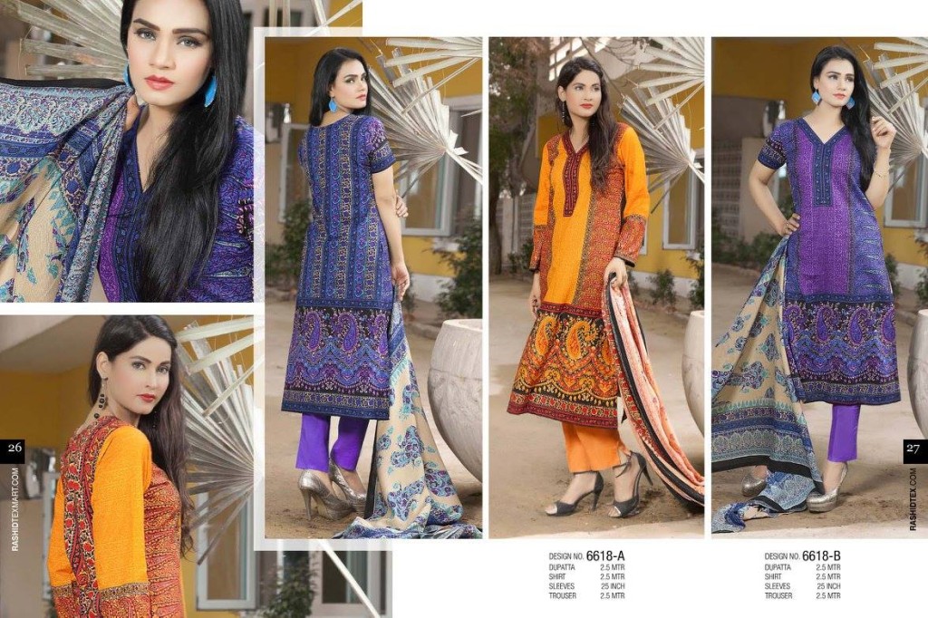 Khaddar Fabric Shalwar Kameez Winter Wear By Rashid 2015-16