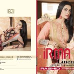 Linen Digital Embroidery On Kameez By Rashid 2015-16 5