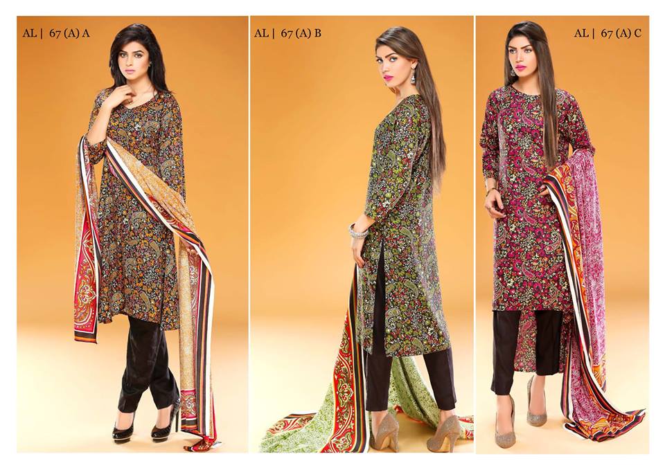 Linen Winter Embroidered Shalwar Kameez By Sitara Textiles 2015-16 3