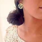 name earrings