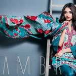 Printed Cambric Shirts Dresses By Al Zohaib 2015-16