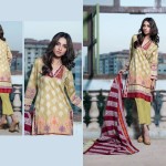 Printed Cambric Shirts Dresses By Al Zohaib 2015-16 12