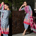 Printed Cambric Shirts Dresses By Al Zohaib 2015-16 13