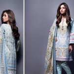 Printed Cambric Shirts Dresses By Al Zohaib 2015-16 14