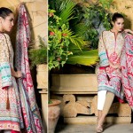 Printed Cambric Shirts Dresses By Al Zohaib 2015-16 15