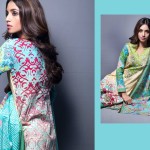 Printed Cambric Shirts Dresses By Al Zohaib 2015-16 6