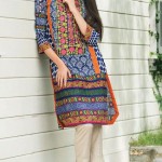 Printed Khaddar Shalwar Kameez By Orient 2016 18