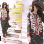 Silk Chiffon Embroidered Dresses By So Kamal 2016