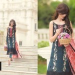 Silk Chiffon Embroidered Dresses By So Kamal 2016 6