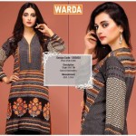 Silk Karandi Embroidery Dresses By Warda 2015-16