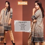 Silk Karandi Embroidery Dresses By Warda 2015-16 11