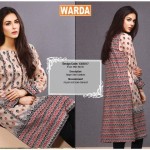 Silk Karandi Embroidery Dresses By Warda 2015-16 13