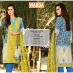 Silk Karandi Embroidery Dresses By Warda 2015-16 14