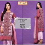 Silk Karandi Embroidery Dresses By Warda 2015-16 17