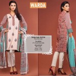 Silk Karandi Embroidery Dresses By Warda 2015-16 2