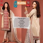 Silk Karandi Embroidery Dresses By Warda 2015-16 20