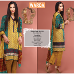 Silk Karandi Embroidery Dresses By Warda 2015-16 23