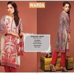 Silk Karandi Embroidery Dresses By Warda 2015-16 25