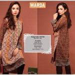 Silk Karandi Embroidery Dresses By Warda 2015-16 28