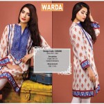 Silk Karandi Embroidery Dresses By Warda 2015-16 3