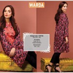 Silk Karandi Embroidery Dresses By Warda 2015-16 32