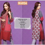 Silk Karandi Embroidery Dresses By Warda 2015-16 34