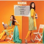 Silk Karandi Embroidery Dresses By Warda 2015-16 39