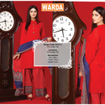 Silk Karandi Embroidery Dresses By Warda 2015-16 4