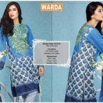 Silk Karandi Embroidery Dresses By Warda 2015-16 6