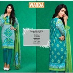 Silk Karandi Embroidery Dresses By Warda 2015-16 8