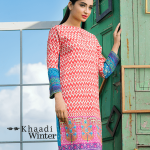 Two Piece Embroidered Polyester Kameez By Khaadi 2015