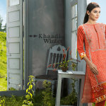 Two Piece Embroidered Polyester Kameez By Khaadi 2015 17