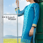 blue embroidered kameez