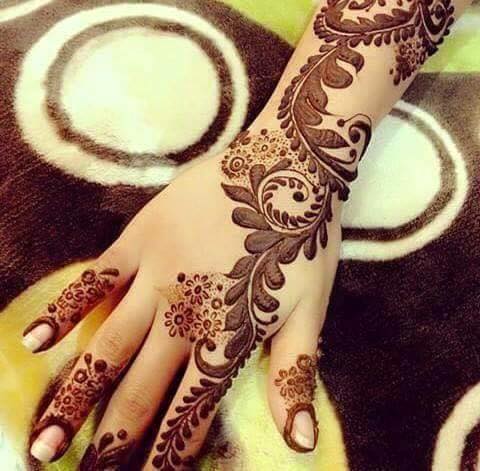 Winter Bridal Mehndi Ideas Fashion 2015-16 3