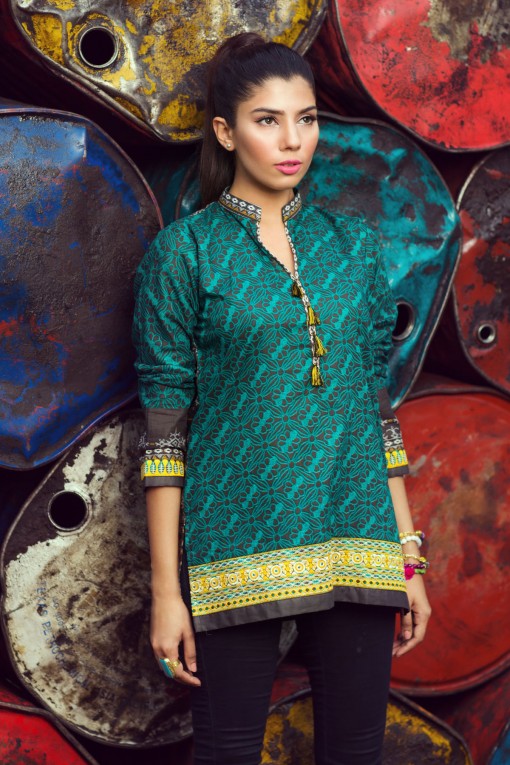 Winter Pret Kurtas Designs For Women By Khaadi 2015-16