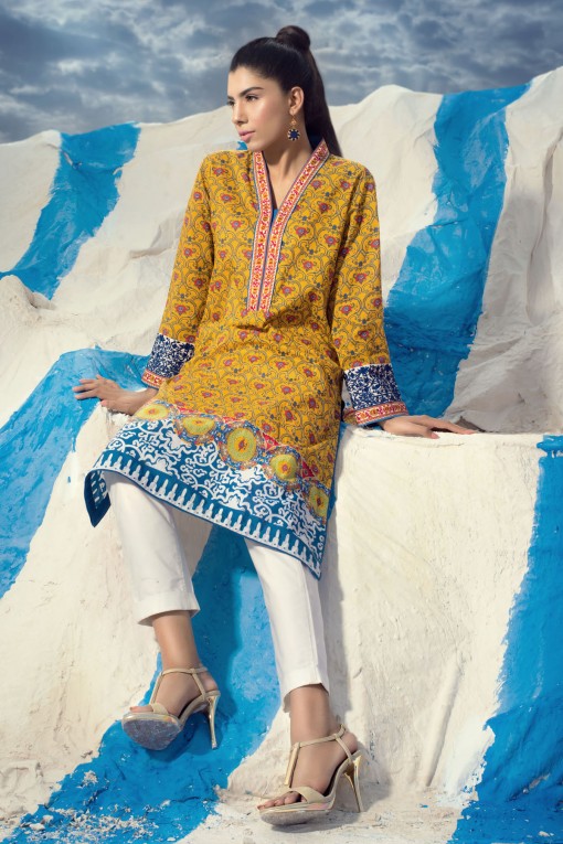 Winter Pret Kurtas Designs For Women By Khaadi 2015-16 2