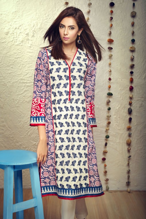 Winter Pret Kurtas Designs For Women By Khaadi 2015-16 4