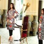 Winter Printed Kurtis By Shaista 2015-16