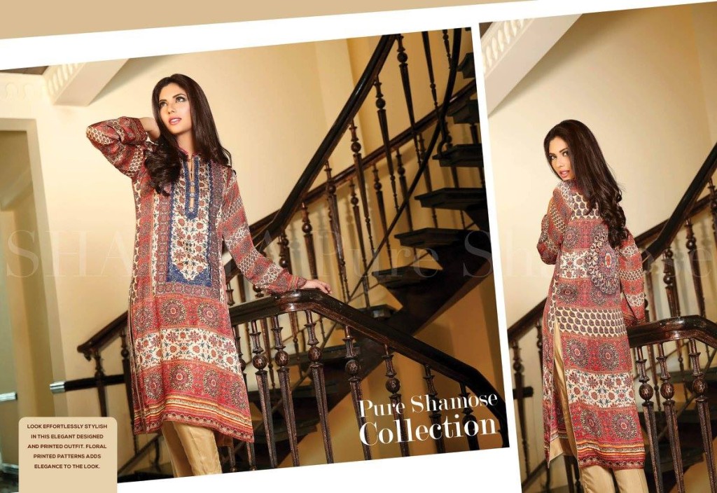 Winter Printed Kurtis By Shaista 2015-16 9