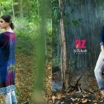 2 Piece Embroidered Linen Kurtis By Al Zohaib Textiles 2016 2