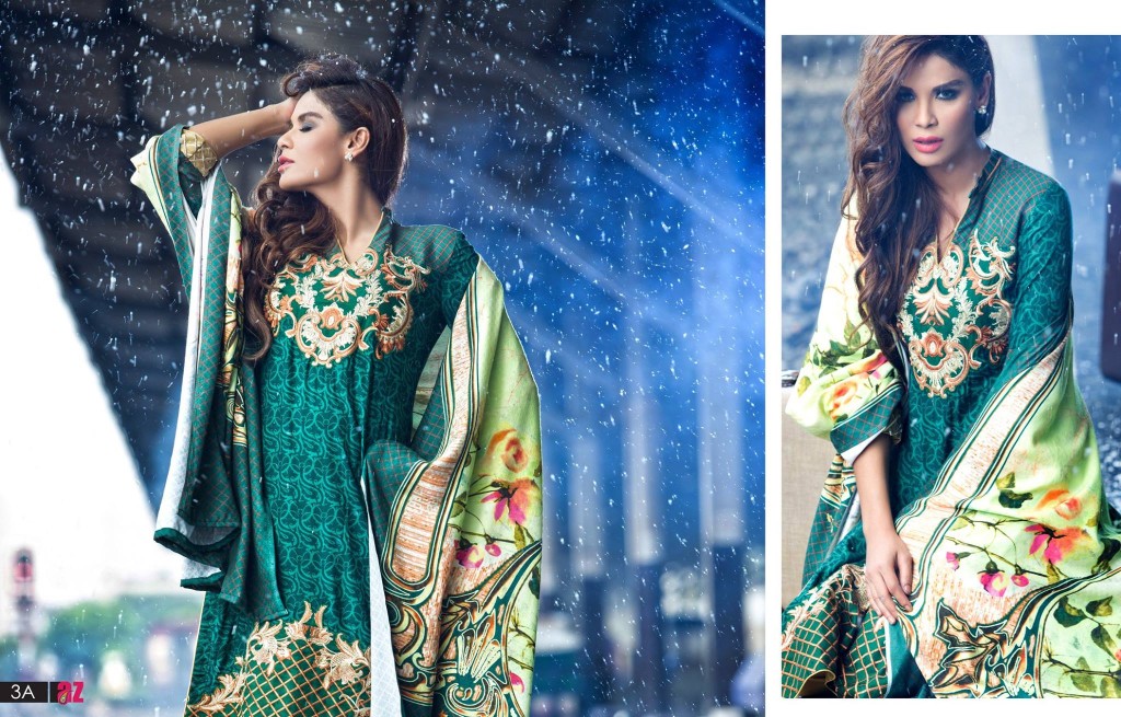 Al Zohaib Breeze Collection Winter Shalwar Suits 2015-16 3