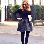 Black Tights Winter Outfits Trends For Women 9