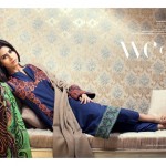 Chiffon Linen Winter Collection By Resham Ghar 2015-16