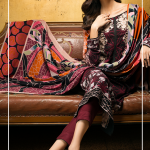 Embroidered Linen Gul Ahmed Collection 2015-16 4